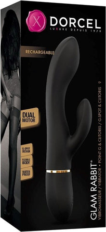 Marc Dorcel Toys Glam Rabbit Vibrator with Dual Motor Stimulation - Rabbit Vibrators