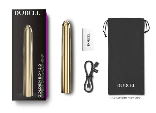 Marc Dorcel Toys Golden Boy 2.0 Rechargeable Bullet Vibrator - - Bullet Vibrators