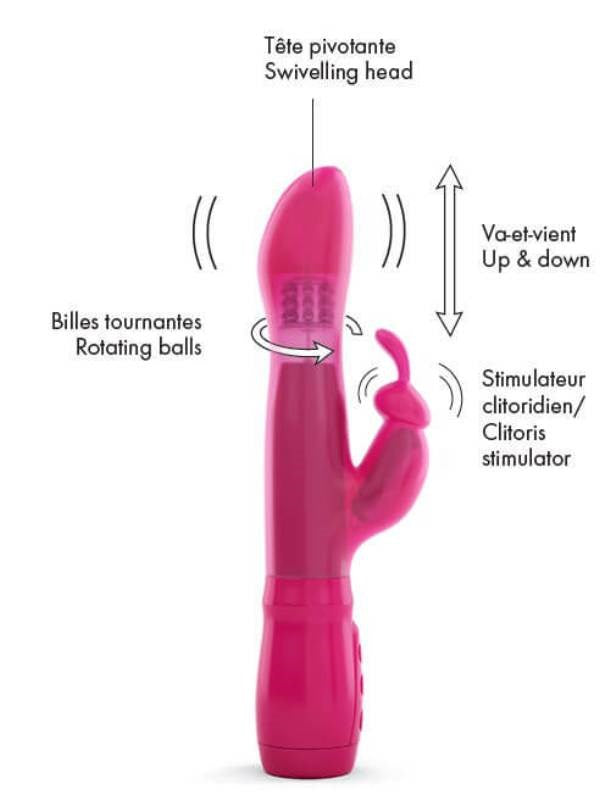 Marc Dorcel Toys Luxury Collection Furious Rabbit Triple Stimulator - - Rabbit Vibrators