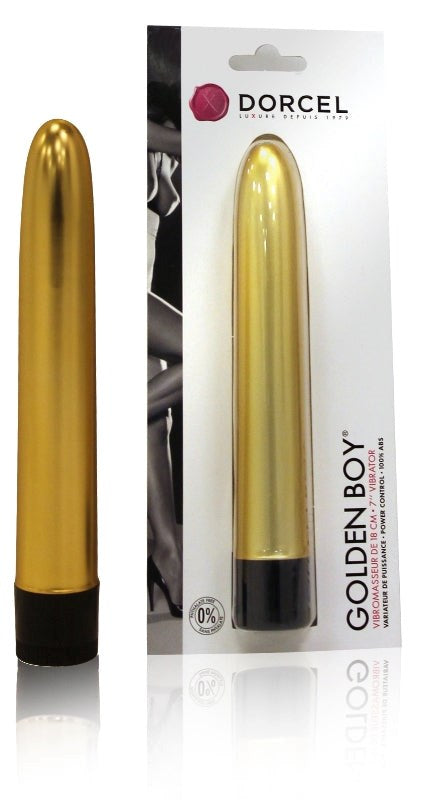 Marc Dorcel Toys Luxury Collection Golden Boy Bullet Vibrator - - Metal Vibrators