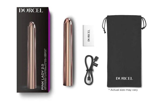 Marc Dorcel Toys Pink Lady 2.0 Bullet Vibrator USB Rechargeable - - Bullet Vibrators