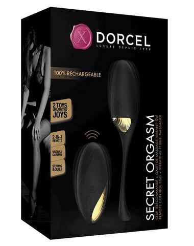 Marc Dorcel Toys Secret Orgasm Dual Remote Control Vibrating Egg - Love Eggs and Kegel Exercisers