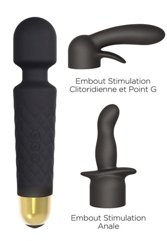 Marc Dorcel Toys Wanderful Kit Vibrator with G Spot Attachments - Body Wands