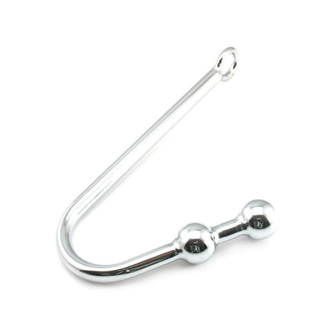 Double Ball Steel Anal Hook - Spreaders and Hangers