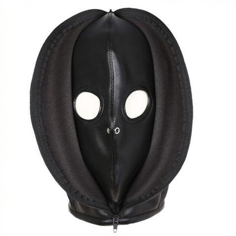 Double Layer Bondage Hood - Bondage Hoods