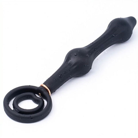 BDStyle Double Rolling Ball Inflatable Anal Plug with Pressure Control - Inflatable Dildos and Vibrators