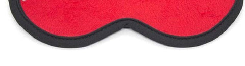 BDStyle Downy Fetish Play Blindfold Black And Red Sensory Deprivation - Fancy Dress Ups