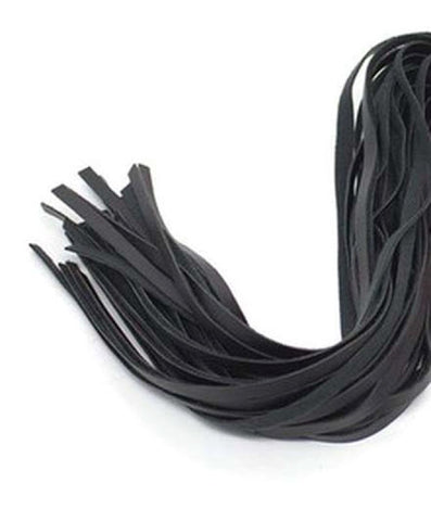 BDStyle Downy Fetish Play Whip Black And Red BDSM Impact Play - Whips And Crops