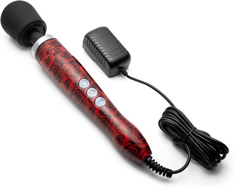 Doxy Die Cast 3 Rose Aluminum Wand Vibrator for Clitoral Stimulation - Personal Massagers