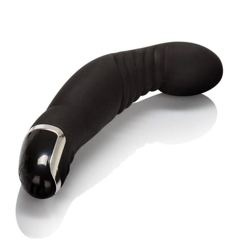 Dr. Joel Kaplan Silicone Ridged P Prostate Massager 8 Vibration Settings - Prostate Toys