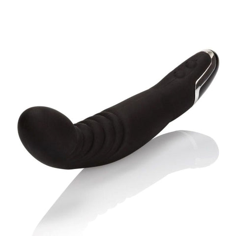 Dr. Joel Kaplan Silicone Ridged P Prostate Massager 8 Vibration Settings - Prostate Toys