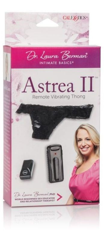 California Exotics Dr. Laura Berman Astrea II Remote Control Vibrating Thong - - Remote Control Vibrators