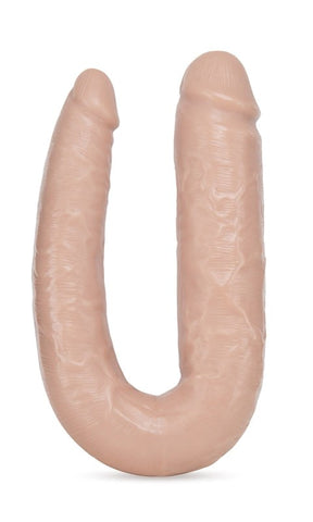 Blush Novelties Dr. Skin Dr. Double Ender Dildo Vanilla Dual Penetration - Realistic Dildos