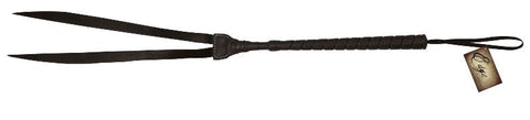 Sportsheets Dragon Kiss Whip Dual Tail Premium Leather Impact Toy - Whips And Crops