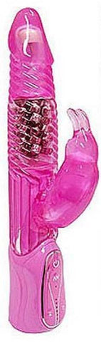 Seven Creations Dream 7 Rabbit Pearl Vibe with Thrusting and Remote - Rabbit Vibrators