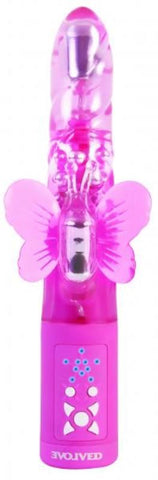 Evolved Dream Makers Menage a trois Butterfly Vibrator Triple Motor System - Rabbit Vibrators