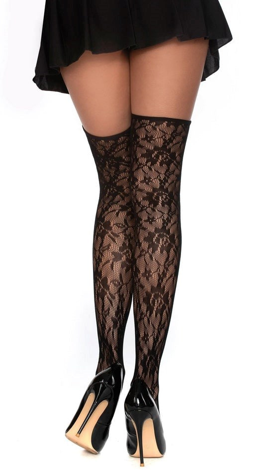 Dream Girl Lingerie Opaque Fence Net Pantyhose Seductive Hosiery - - Hosiery