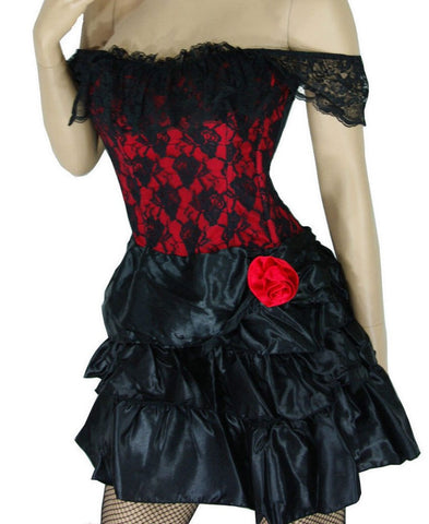 Dream Girl Lingerie Senorita Faulosa Costume Sultry Elegance - Fancy Dress Ups