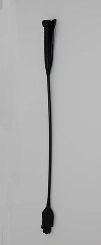 Hells Couture Dressage Crop 26 Inch Genuine Leather Impact Play - Whips And Crops