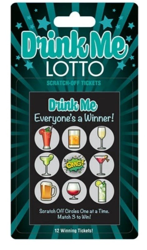Little Genie Drink Me Lotto Scratch Off Tickets Party Game Entertainment - - Sex Games, Coupons and Tricks