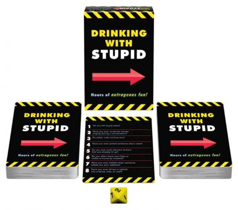 Kheper Games Drinking With Stupid Adult Party Game with Interactive Prompts - - Sex Games, Coupons and Tricks