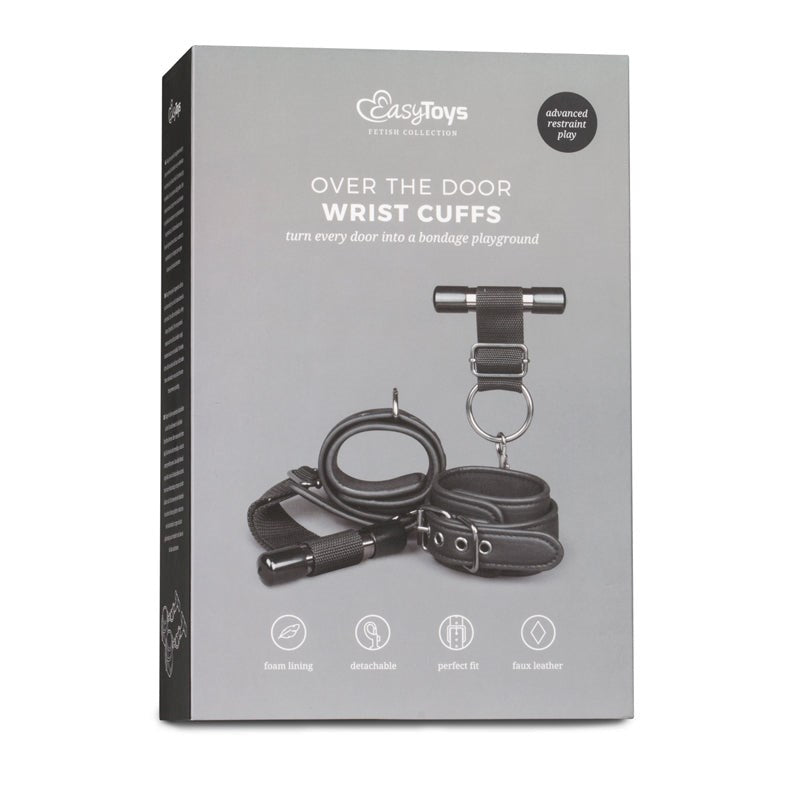 Easytoys Fetish Over the Door Wrist Cuffs - - Cuffs And Restraints