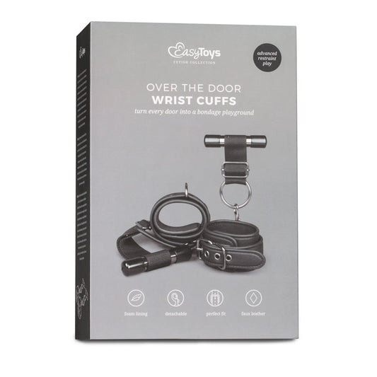 Easytoys Fetish Over the Door Wrist Cuffs - - Cuffs And Restraints