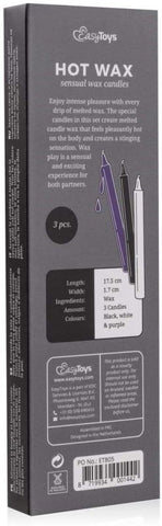 Easytoys Hot Wax Sensual Candles for Temperature Play and BDSM - Bath and Intimate Fragrances