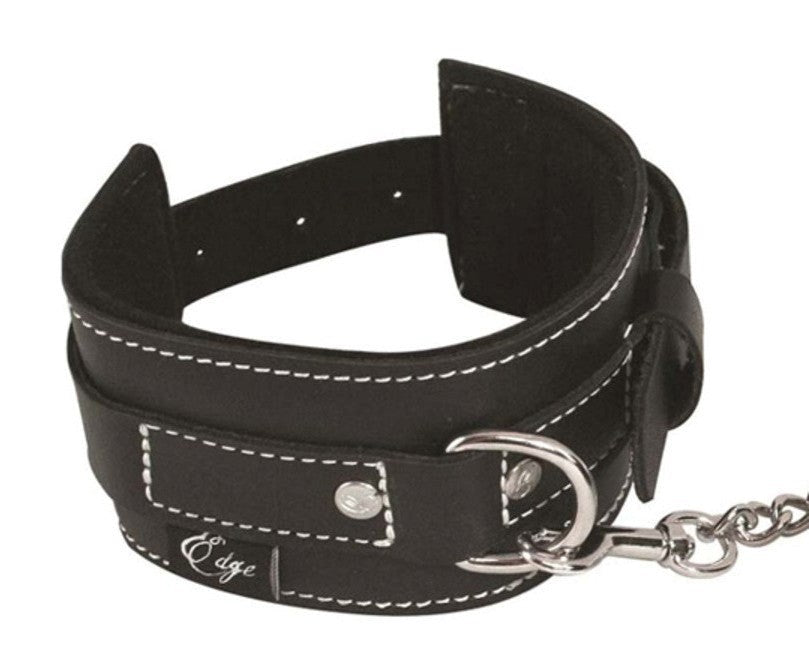 Sportsheets Edge Leather Wrist Restraints Premium USA Handcrafted BDSM - Cuffs and Restraints
