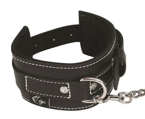 Sportsheets Edge Leather Wrist Restraints Premium USA Handcrafted BDSM - Cuffs and Restraints