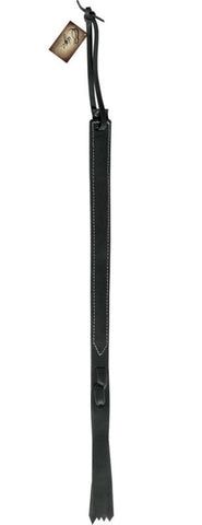 Sportsheets Edge Tawse Whip 21.5 Inch Leather Impact Adult Toy - Whips And Crops