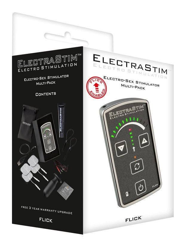 Electrastim Flick Stimulator Multi Pack Motion Controlled E Stim - - Electro Sex