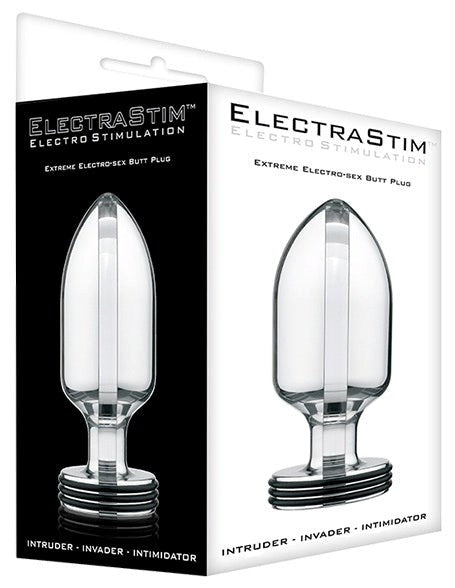 Electrastim Intimidator Extreme Electro Butt Plug Metal Electrostimulation - - Electro Sex