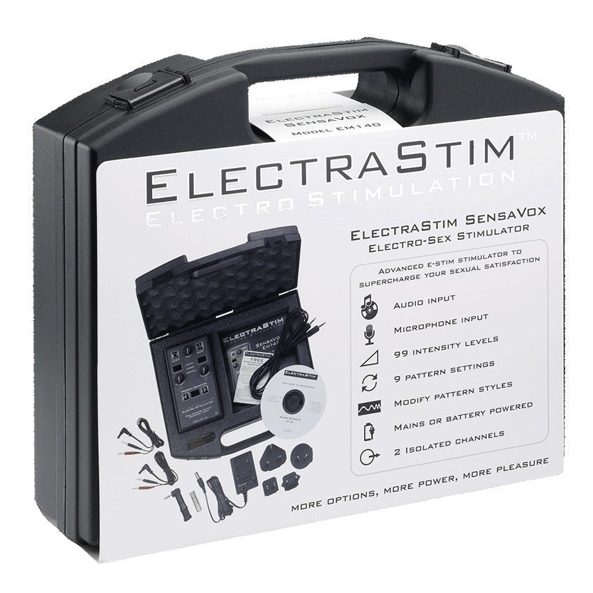 Electrastim Sensavox Dual Channel Electro Stimulation Power Box - - Electro Sex