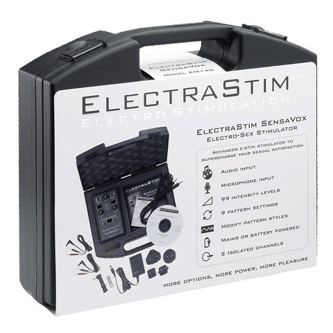 Electrastim Sensavox Dual Channel Electro Stimulation Power Box - Electro Sex