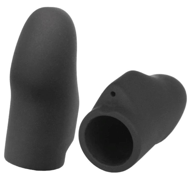 Electrastim Silicone Noir Explorer Finger Sleeves - - Electro Sex