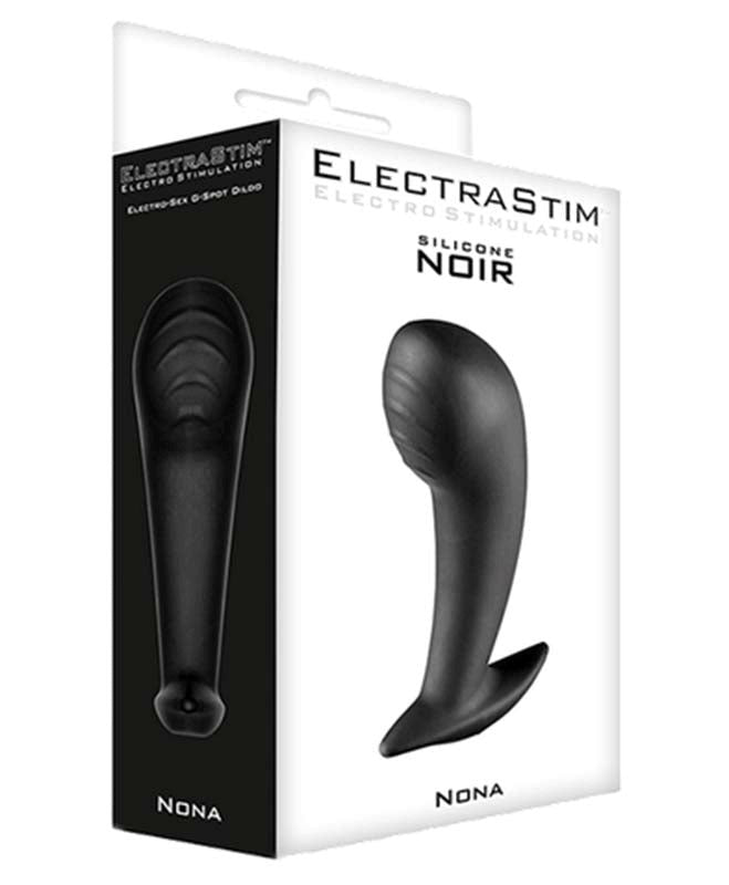 Electrastim Silicone Noir Nona G Spot Electro Probe Curved Electro Sex Toy - - Electro Sex