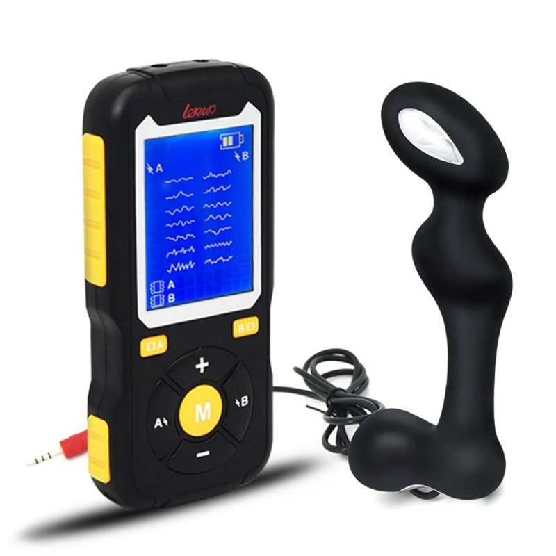 BDStyle Electric Shock Prostate Massager with Dual Stimulation Technology - - Electro Sex