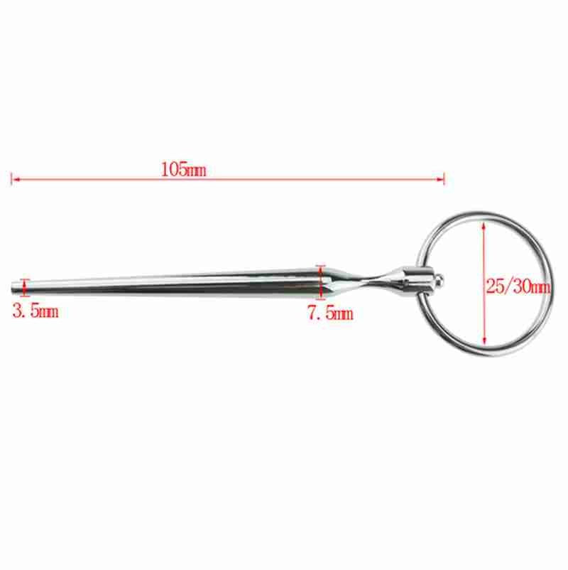 BDStyle Electric Shock Tapered Elephant Dart Penis Plug with Tube Electro - - Electro Sex