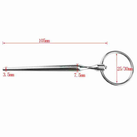BDStyle Electric Shock Tapered Elephant Dart Penis Plug with Tube Electro - Electro Sex