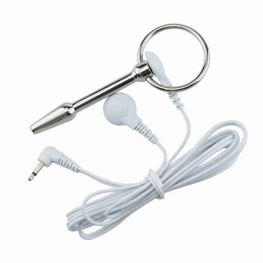 BDStyle Electric Tunnel Penis Plug with Secure Harness System - - Electro Sex