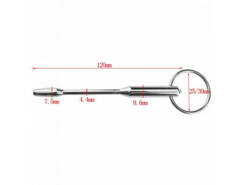 BDStyle Electro Da Bomb Solid Metal Penis Plug with Electrostimulation - Electro Sex