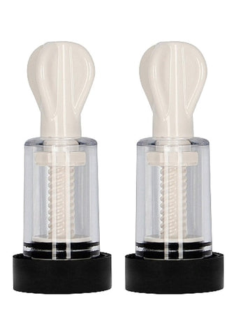 Shots Toys Electroshock Electro Nipple Suckers with Dual Stimulation - Electro Sex