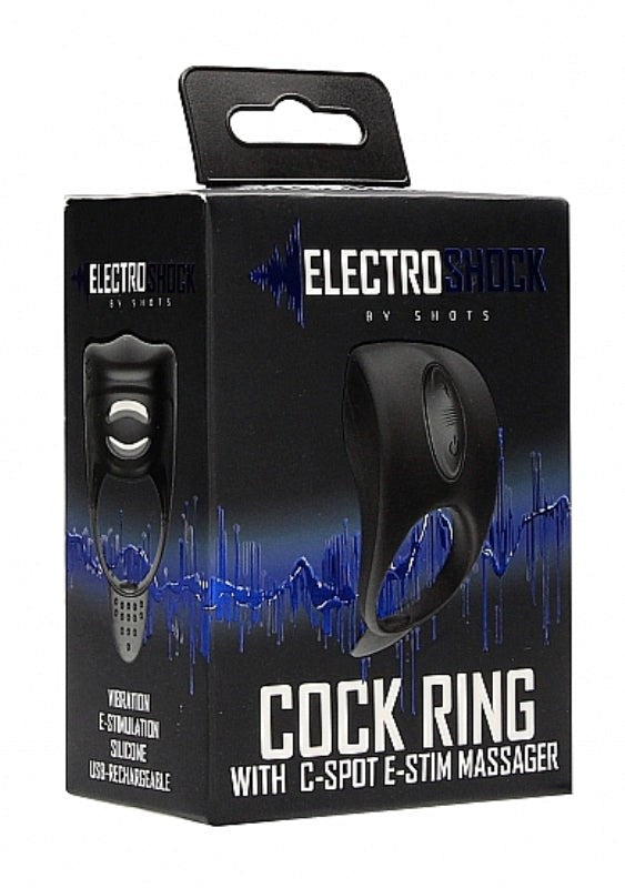 Shots Toys Electroshock Vibrating Cock Ring with Dual Stimulation - - Electro Sex
