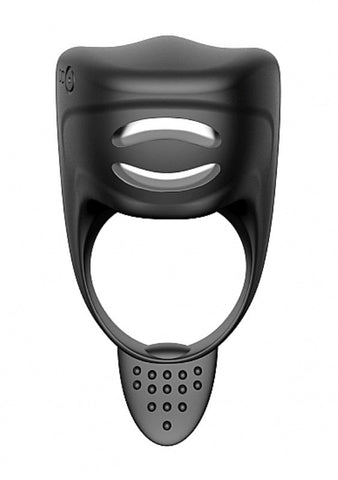 Shots Toys Electroshock Vibrating Cock Ring with Dual Stimulation - Electro Sex