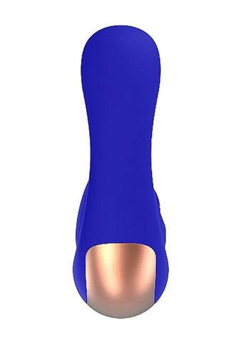 Shots Toys Elegance Dual Motor Clitoral Stimulator Fancy Blue Vibrator - Personal Massagers
