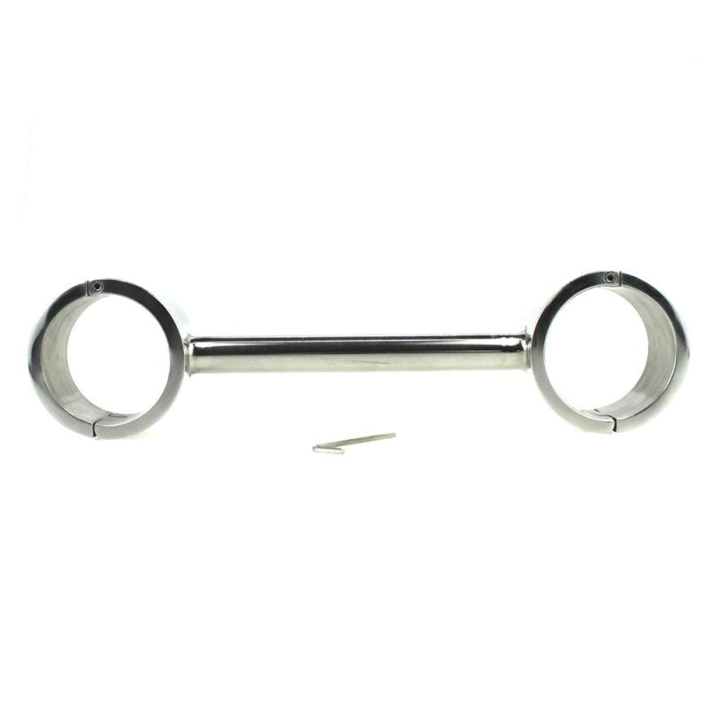 Ellipse Shape Steel Wrist Bar and Cuffs Hot Seller Sex Toy - - Spreaders and Hangers