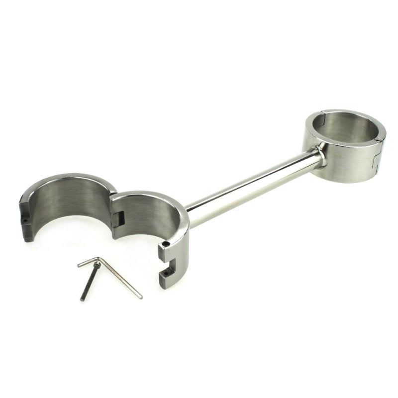 Ellipse Shape Steel Wrist Bar and Cuffs Hot Seller Sex Toy - - Spreaders and Hangers