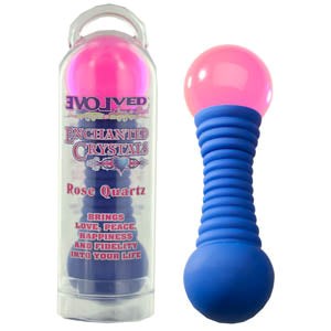 Evolved Enchanted Crystals Vibrator The Blue Topaz Crystal Faceted Design - Waterproof Vibrators