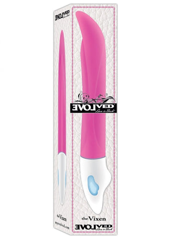 Evolved Enlighten The Vixen G Spot Vibrator with Blue LED Controls - Waterproof Vibrators